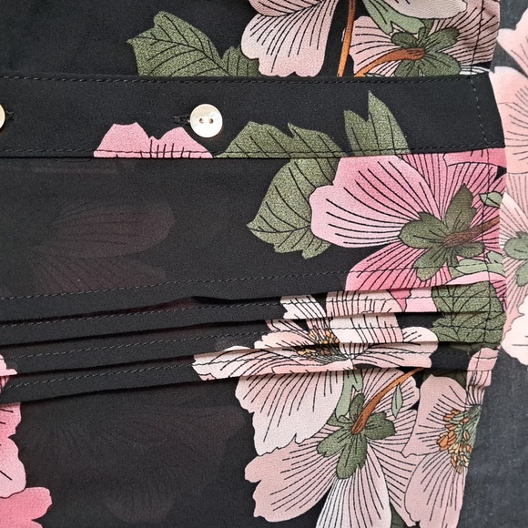 NANETTE NANETTE LEPORE Floral-Print Long-Sleeve Shirt - Picture 6 of 10